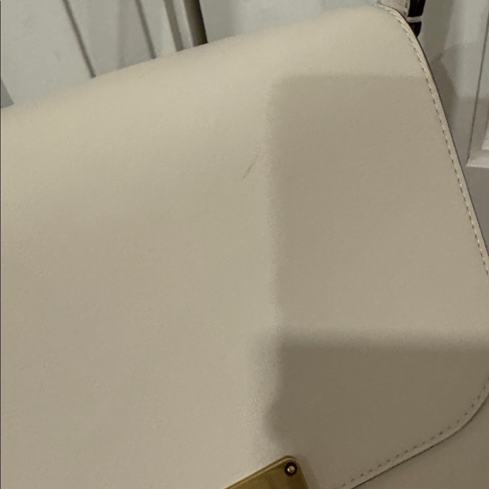 COACH Sutton Saddle Bag in Chalk NWOT purse leather - Picture 5 of 15
